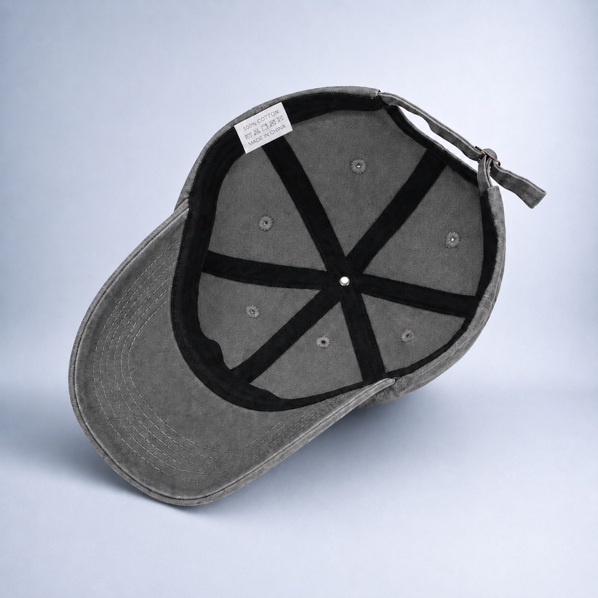 Lucid Rebellion Cap Ash Grey Back
