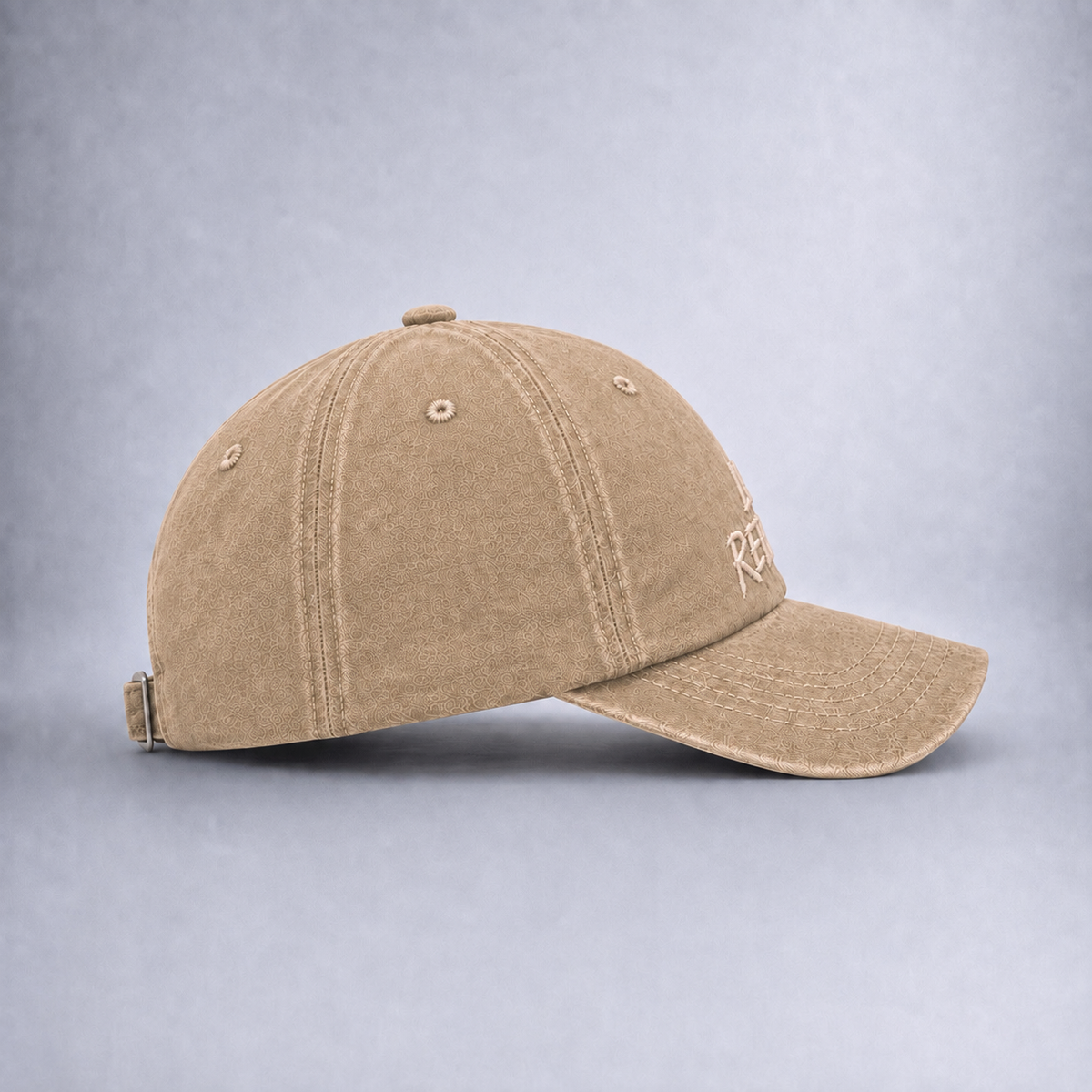 Lucid Rebellion Cap Desert Sand Side
