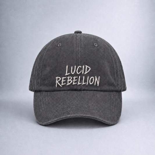 Lucid Rebellion Cap Ash Grey Front