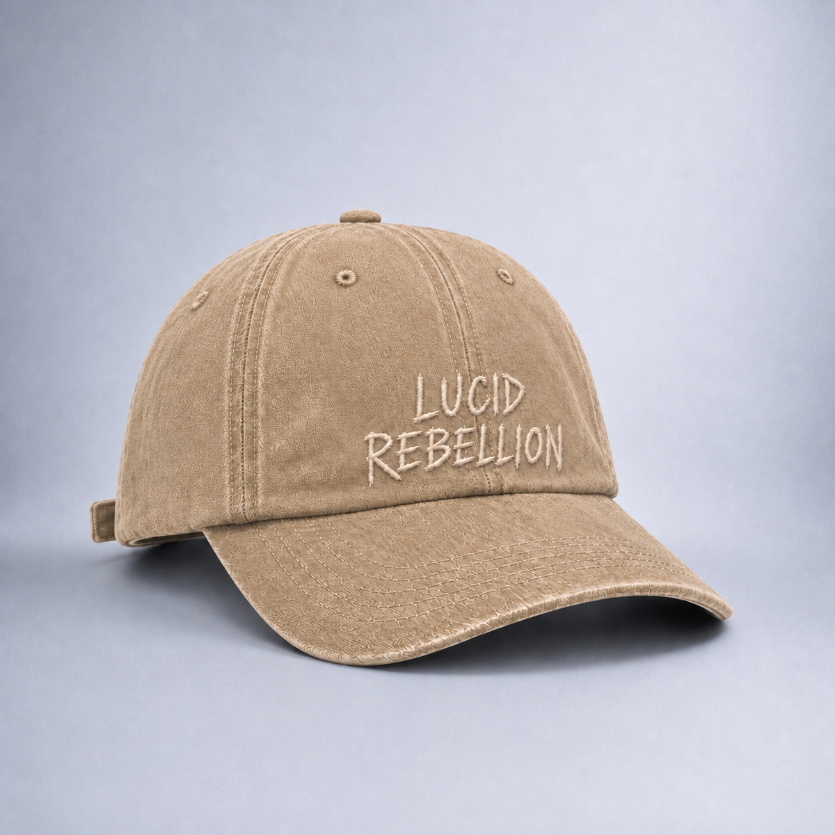 Lucid Rebellion Cap Desert Sand Angled