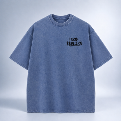 Lucid Rebellion T-Shirt Nocturne Blue Front