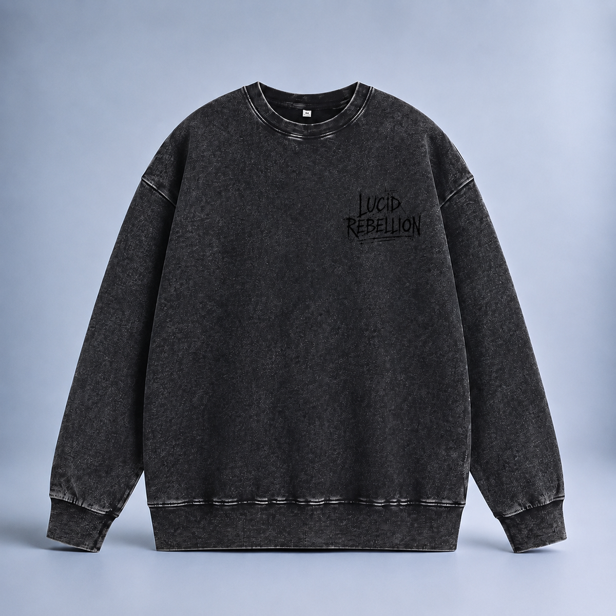 Lucid Rebellion Pullover Midnight Black Front