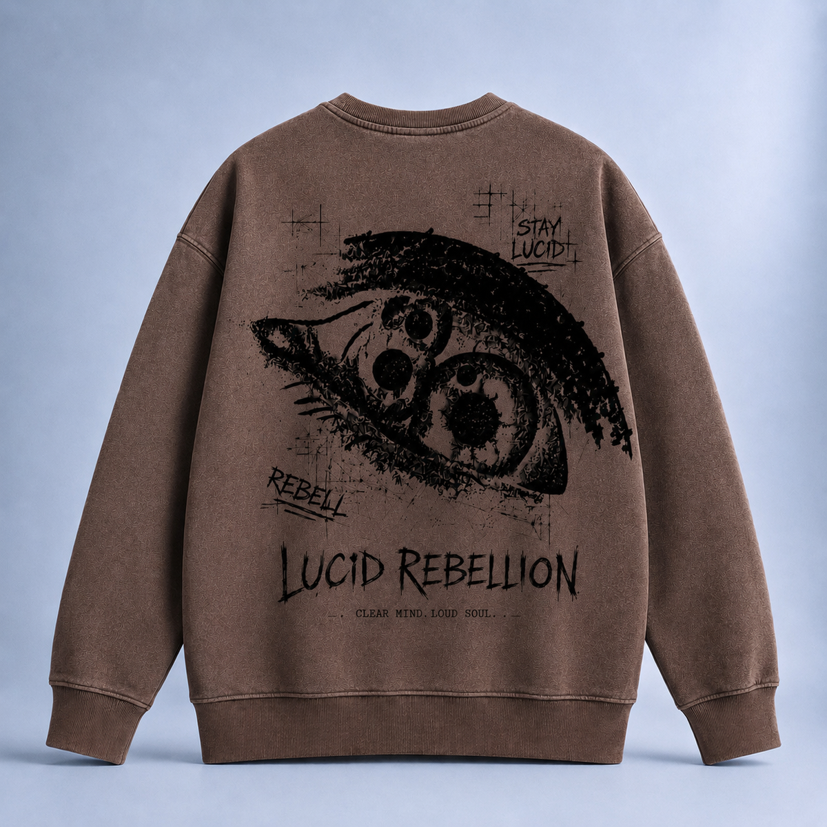Lucid Rebellion Pullover Hazelnut Back